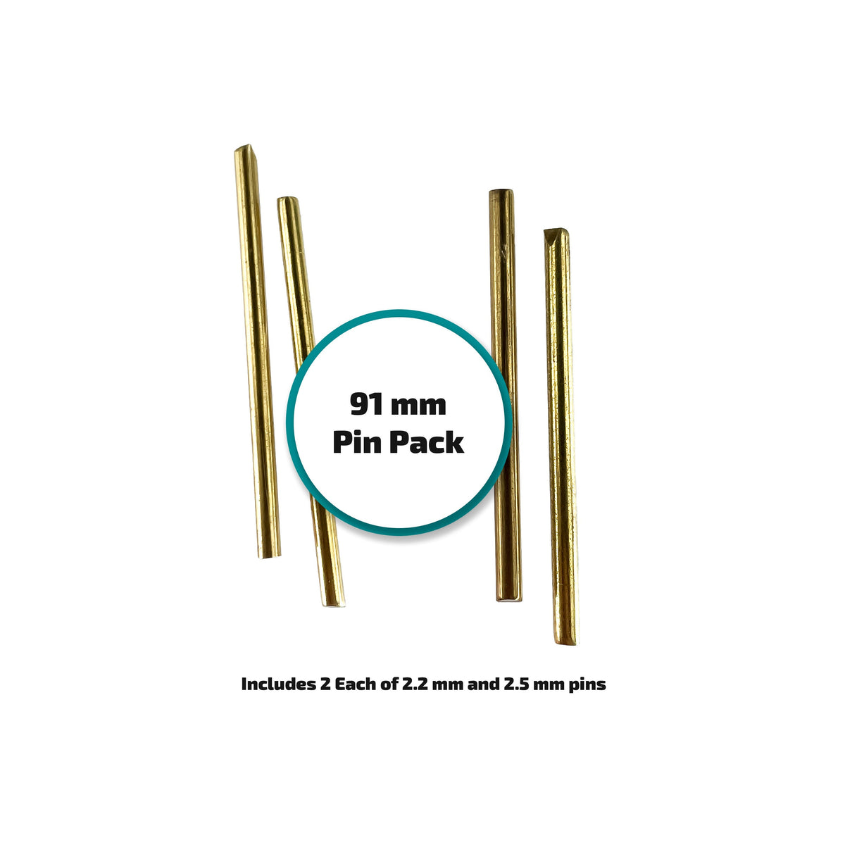 Replacement Brass Pins - 91mm Pack