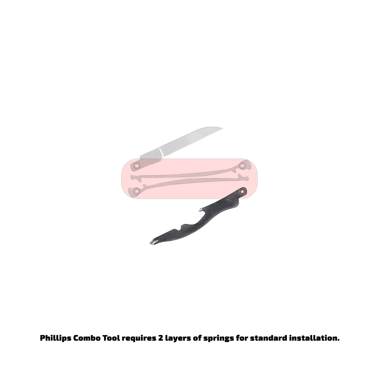58mm Victorinox Swiss Army Knife Replacement Parts: Phillips Combo Tool