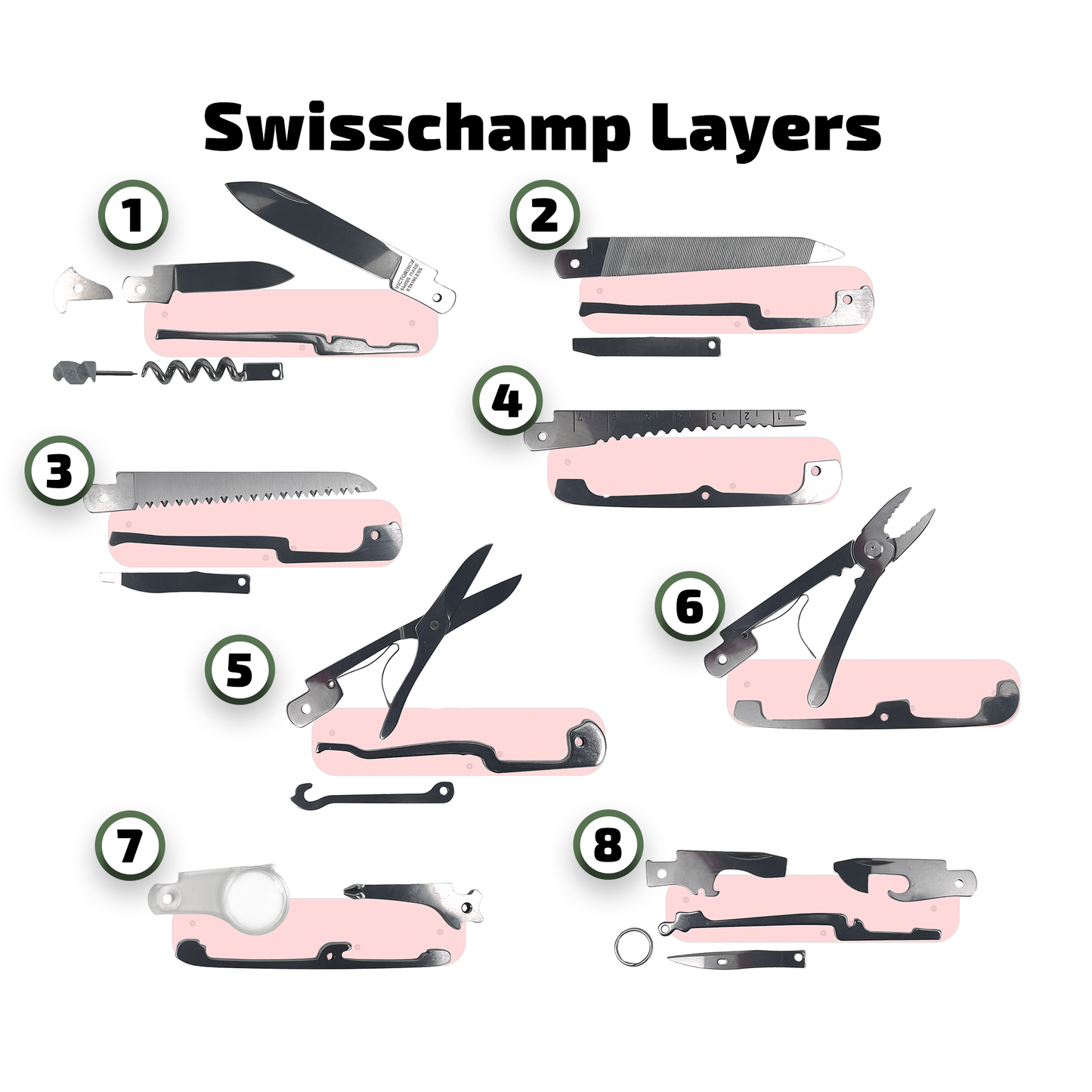 91mm Victorinox Swiss Army Knife Replacement Parts