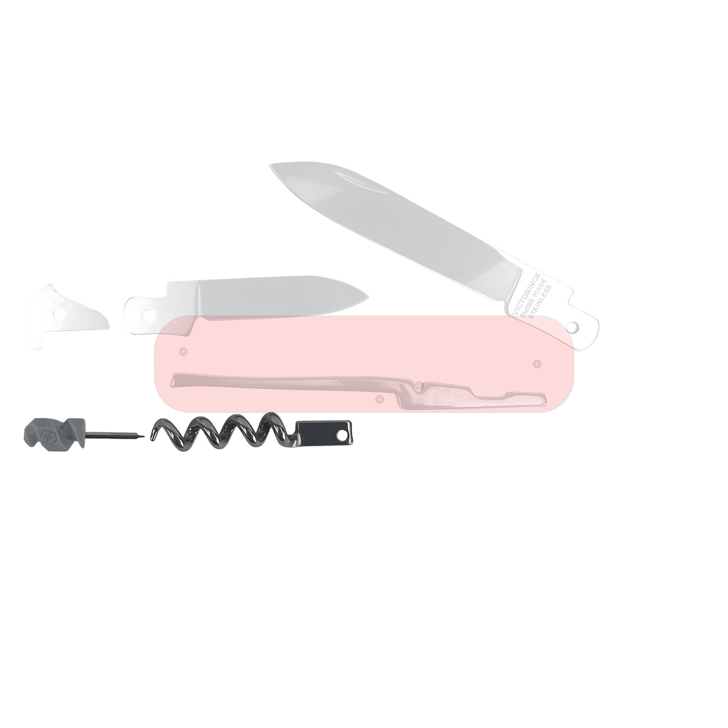 91mm Victorinox Swiss Army Knife Replacement Parts: Corkscrew