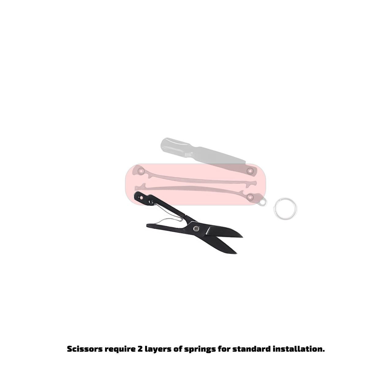 58mm Victorinox Swiss Army Knife Replacement Parts: Scissors